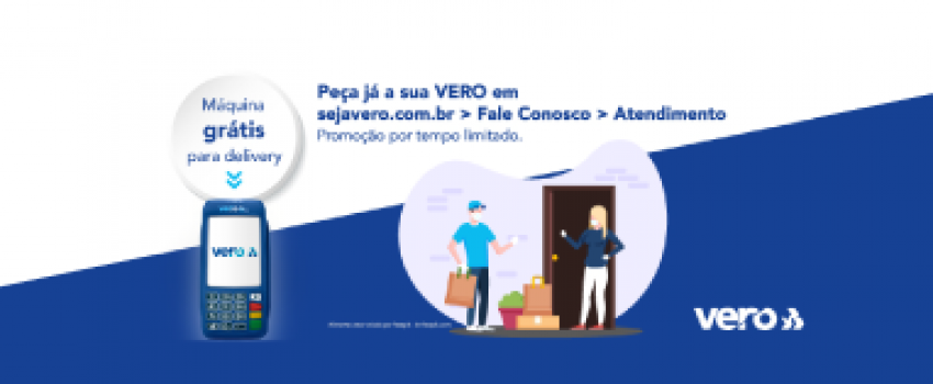 Vero tem oferta de máquinas grátis para delivery